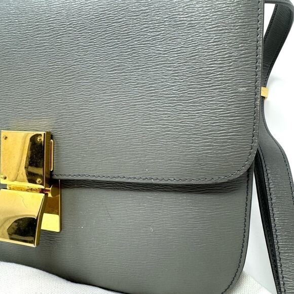 Celine Classic Box Bag – Medium Grey Calfskin, Phoebe Philo Era - Picture 3 of 16